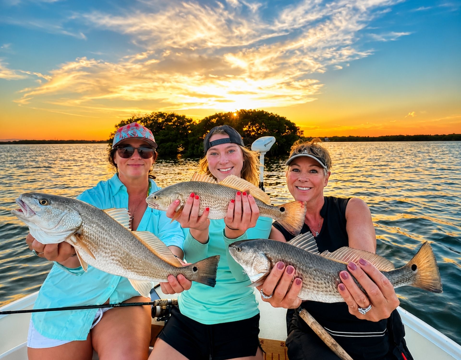 Women’s Fishing Charter Success in Tampa Bay | Precision Backcountry Charters